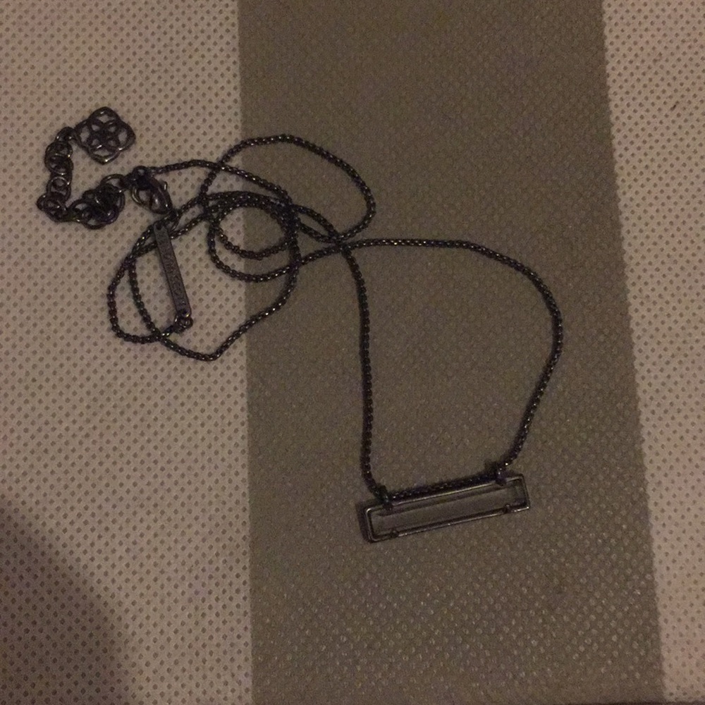 Gunmetal Kendra Scott Necklace